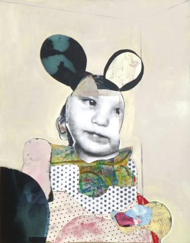 Original Dada Children Collage by Pascal Marlin