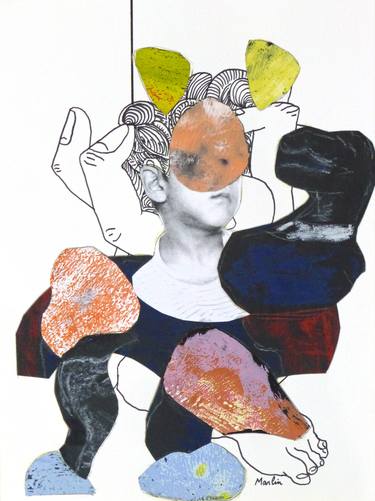 Print of Portrait Collage by Pascal Marlin