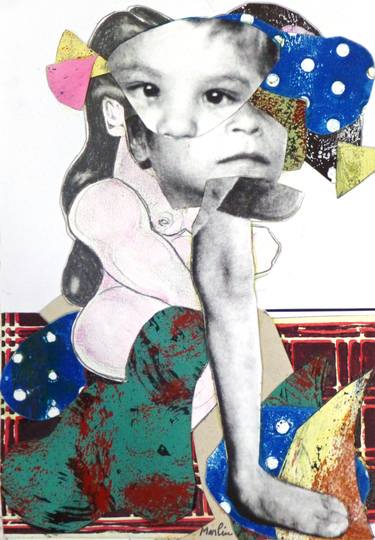 Original Dada Women Collage by Pascal Marlin