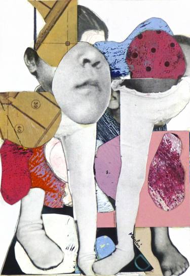 Original Children Collage by Pascal Marlin