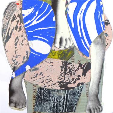 Original Figurative Body Collage by Pascal Marlin