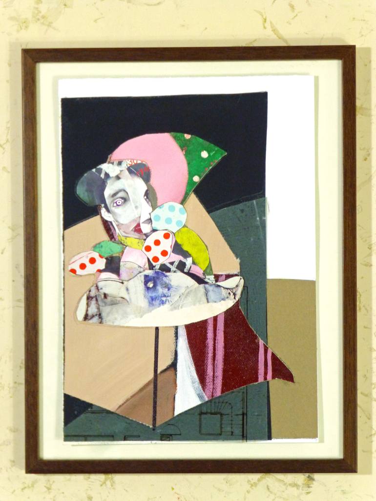 Original Dada Women Collage by Pascal Marlin