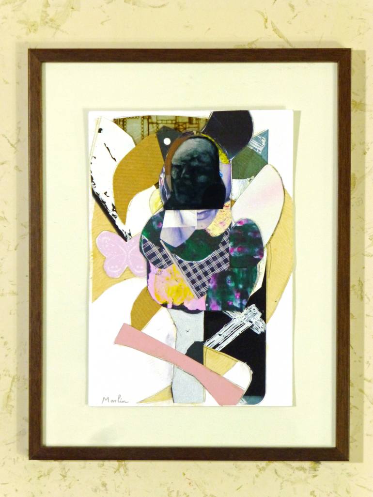 Original Dada Fantasy Collage by Pascal Marlin