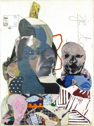 Print of Dada Portrait Collage by Pascal Marlin