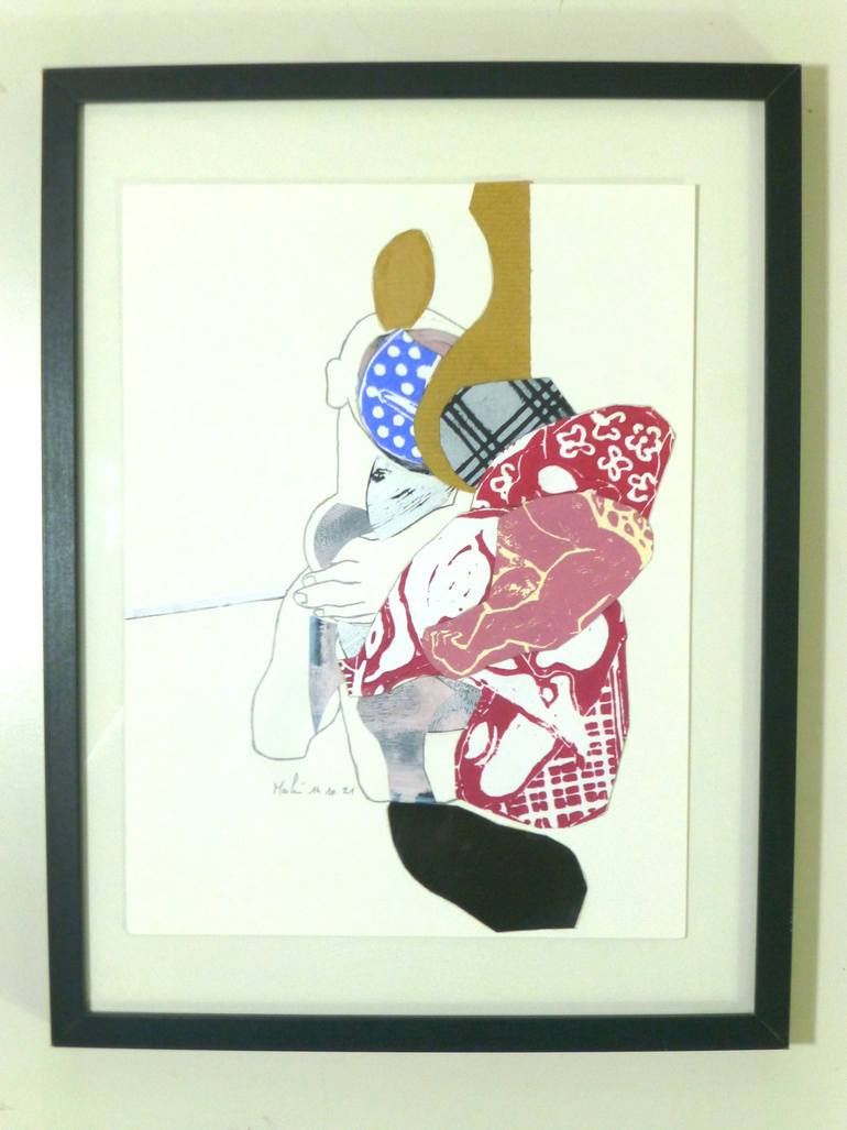 Original Art Deco People Collage by Pascal Marlin