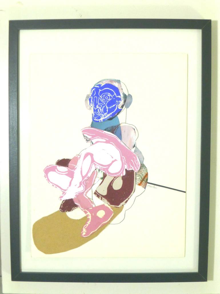 Original Figurative People Drawing by Pascal Marlin