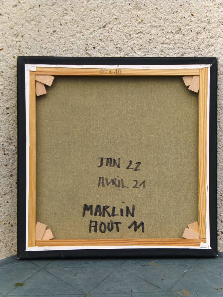 Original Dada People Painting by Pascal Marlin