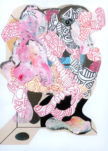 Original Dada Body Paintings by Pascal Marlin