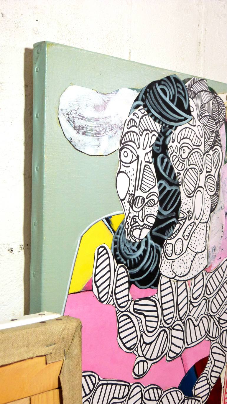 Original Contemporary People Painting by Pascal Marlin