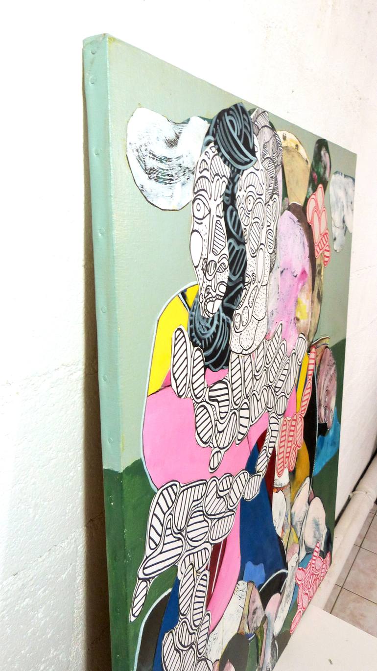 Original Contemporary People Painting by Pascal Marlin