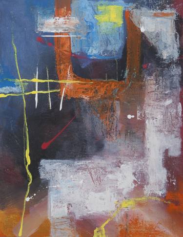 Original Abstract Expressionism Abstract Paintings by Arup Ghosh