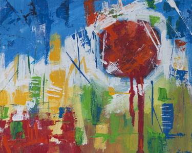 Original Abstract Expressionism Abstract Paintings by Arup Ghosh