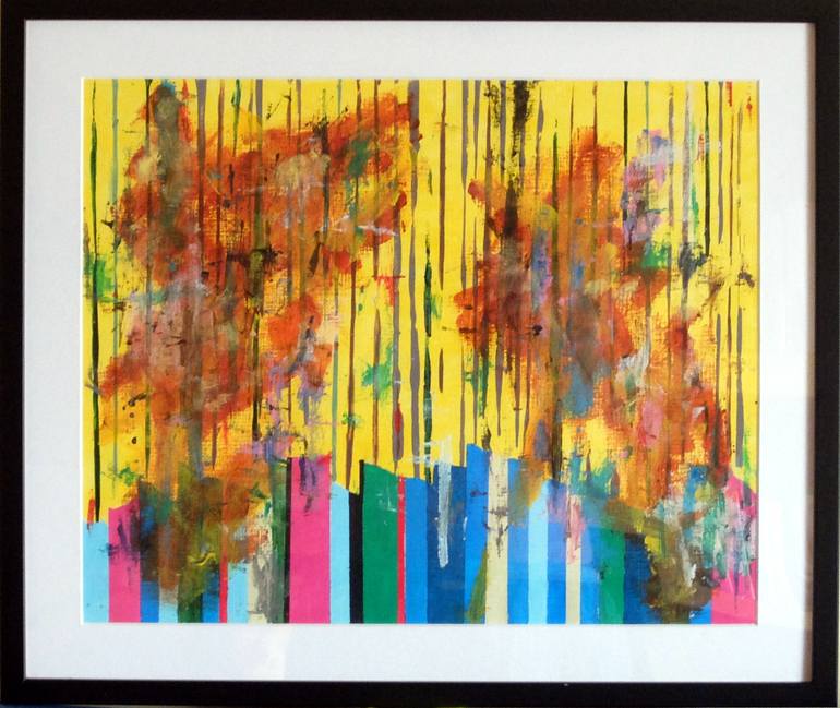 Original Abstract Expressionism Abstract Painting by Spicol X