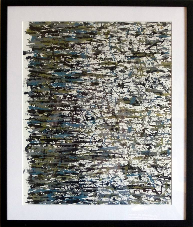 Original Abstract Expressionism Abstract Painting by Spicol X