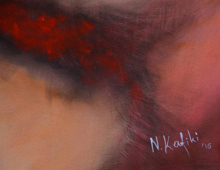 Original Abstract Expressionism Abstract Painting by Niki Katiki