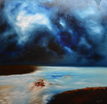 Print of Abstract Seascape Paintings by Niki Katiki