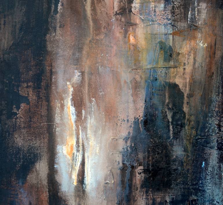Original Abstract Expressionism Abstract Painting by Niki Katiki