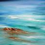 “River III” is an abstract seaside painting.
The size of artwork is:
50 X 70 X 3 cm
This Contemporary Abstract Sea Painting painting is made on high quality canvas, with the finest oil materials and it is varnished for protection against UV light and dust.