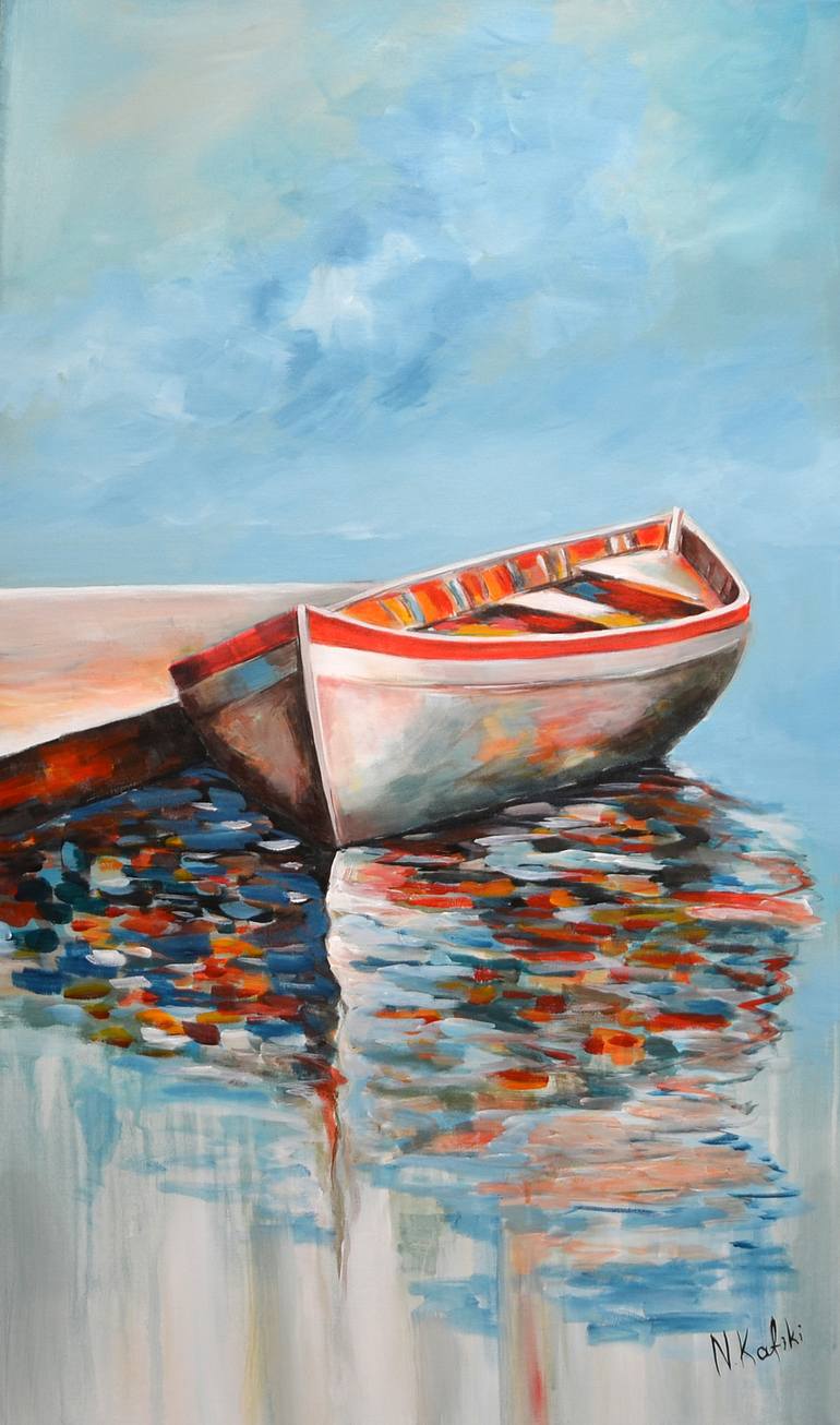 Empty Life Painting by Niki Katiki | Saatchi Art