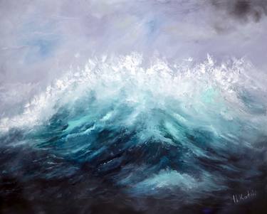 Print of Abstract Expressionism Seascape Paintings by Niki Katiki