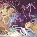 Palms and Coral by Marise Riddell