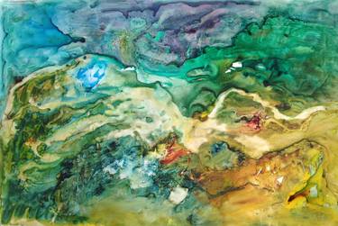 Original Abstract Paintings by Marise Riddell