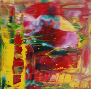 Original Abstract Expressionism Abstract Paintings by Alejandro Gutierrez Perez