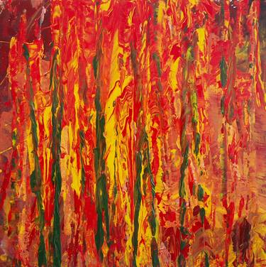 Original Abstract Expressionism Abstract Paintings by Alejandro Gutierrez Perez