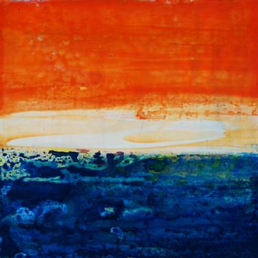 Original Abstract Expressionism Seascape Paintings by Alejandro Gutierrez Perez