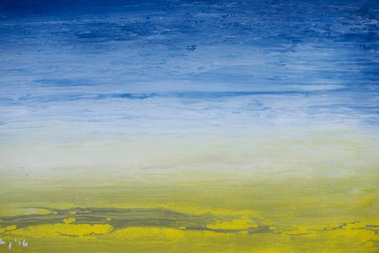 Original Abstract Seascape Painting by Alejandro Gutierrez Perez