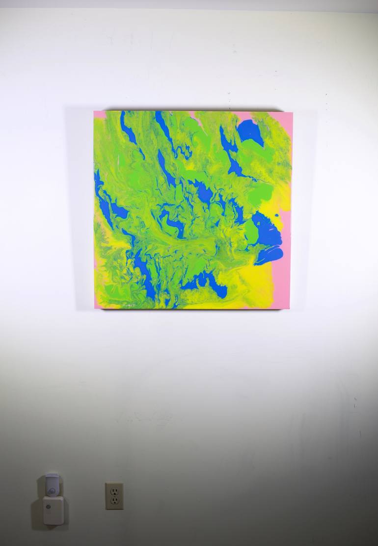 Original Abstract Painting by Alejandro Gutierrez Perez