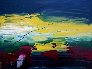 Original Abstract Expressionism Nature Paintings by Alejandro Gutierrez Perez