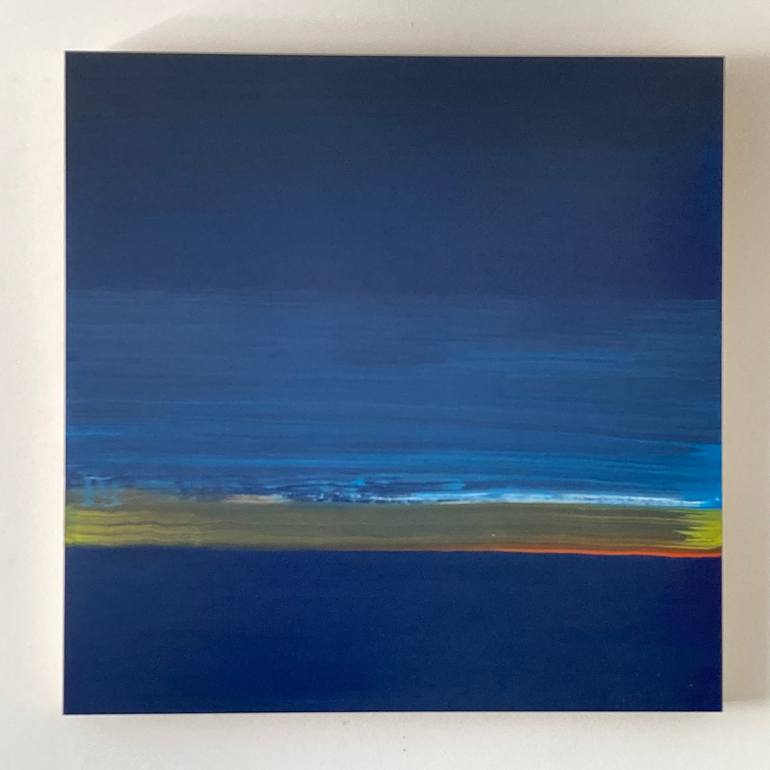 Original Abstract Seascape Painting by Alejandro Gutierrez Perez