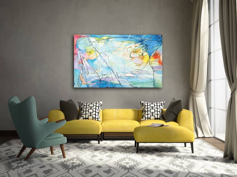 Original Modernism Abstract Painting by Randy Hryhorczuk