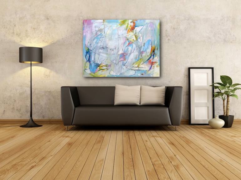 Original Conceptual Abstract Painting by Randy Hryhorczuk
