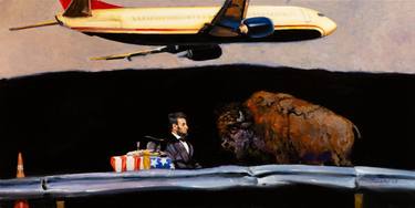 Print of Figurative Airplane Paintings by Scott Murphy