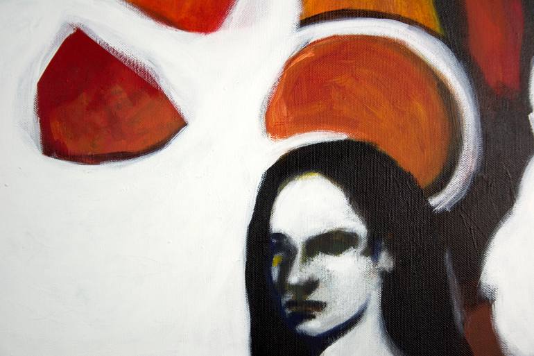 Original Expressionism Nude Painting by Roberto Pinetti