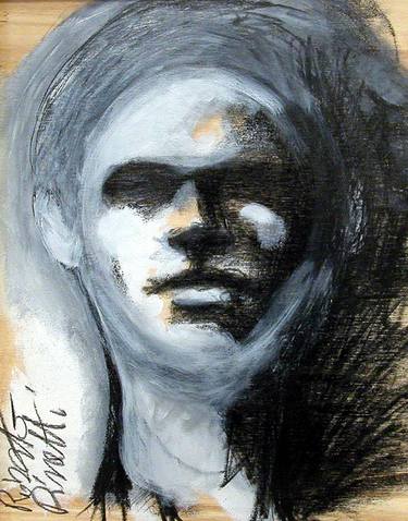 Original Expressionism Portrait Drawings by Roberto Pinetti