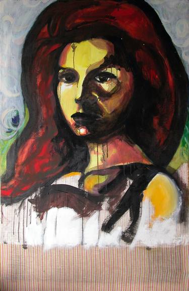 Original Expressionism Portrait Paintings by Roberto Pinetti