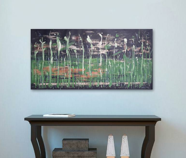 Original Abstract Expressionism Abstract Painting by André Pillay