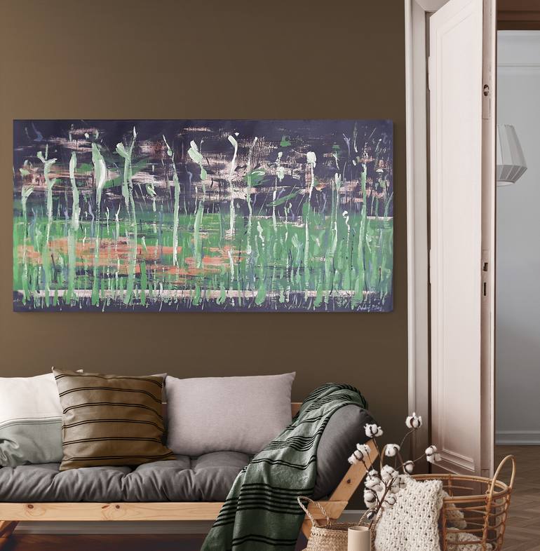 Original Abstract Expressionism Abstract Painting by André Pillay