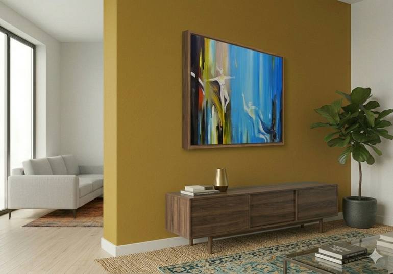 Original Expressionism Abstract Painting by Andre Pillay