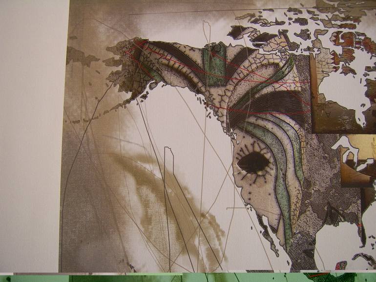 Original Expressionism Travel Mixed Media by Andre Pillay