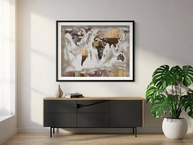 Original Expressionism Travel Mixed Media by Andre Pillay