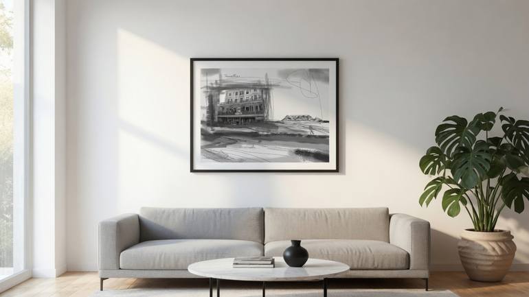 Original Expressionism Travel Mixed Media by Andre Pillay