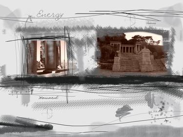 Print of Architecture Mixed Media by André Pillay
