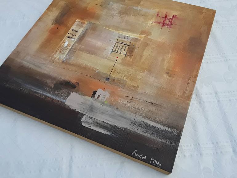 Original Abstract Expressionism Abstract Painting by André Pillay