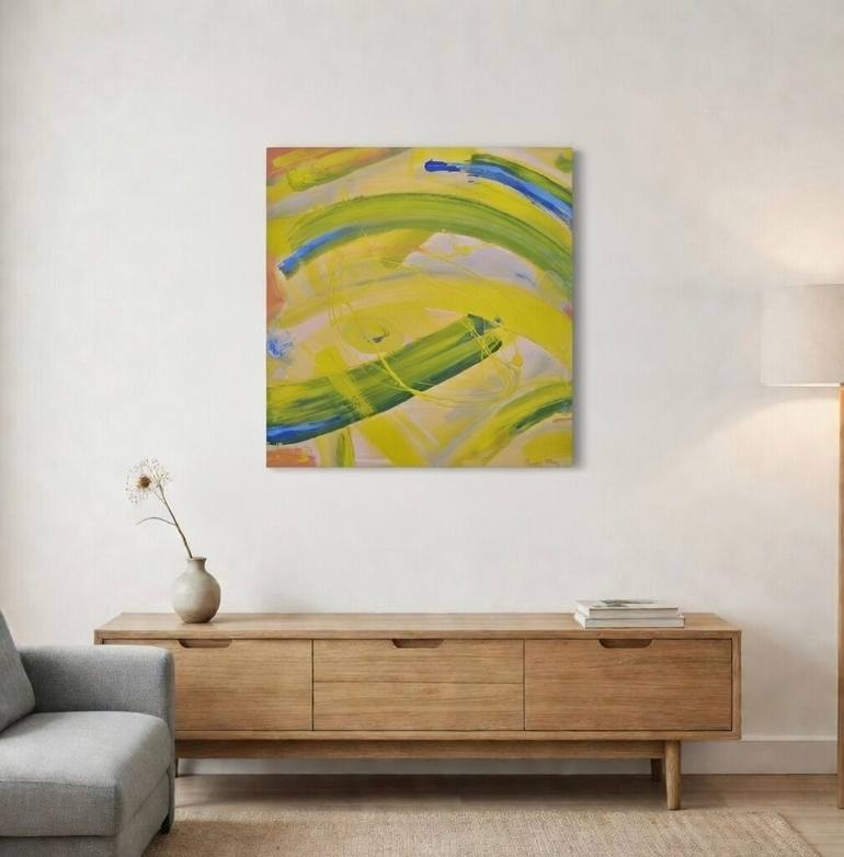 Original Abstract Expressionism Abstract Painting by André Pillay