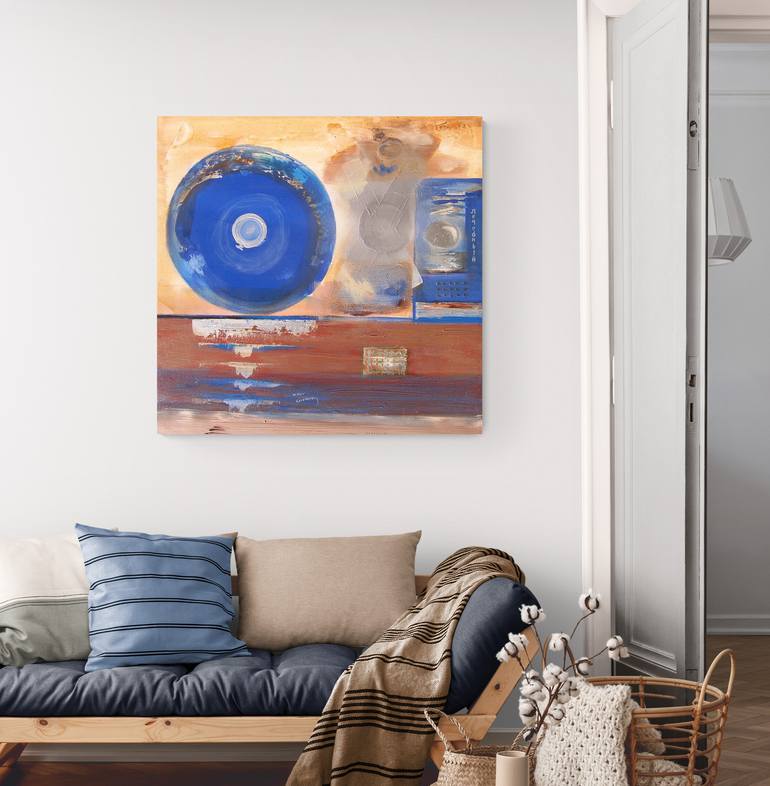 Original Abstract Expressionism Abstract Painting by André Pillay