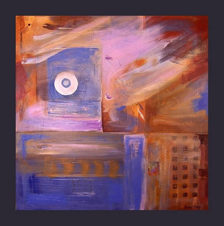 Original Abstract Expressionism Abstract Painting by André Pillay